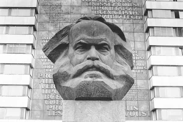 The monument of Karl Marx in Chemnitz